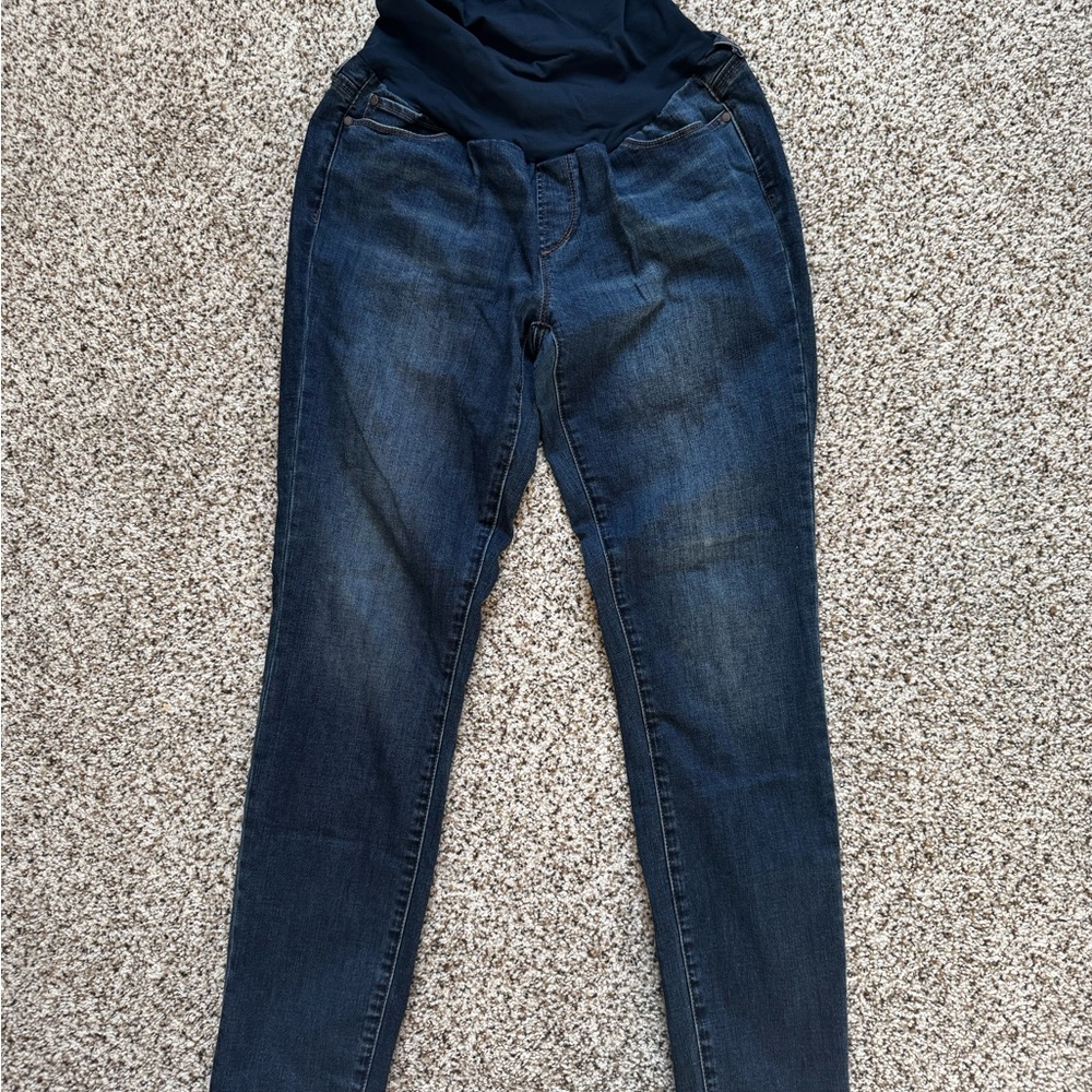 Women's Dark Blue Maternity Jeans